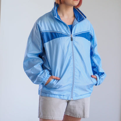 Vintage 1990s Wilson Tennis Full Zip Windbreaker Clothes - Afterthought Vintage