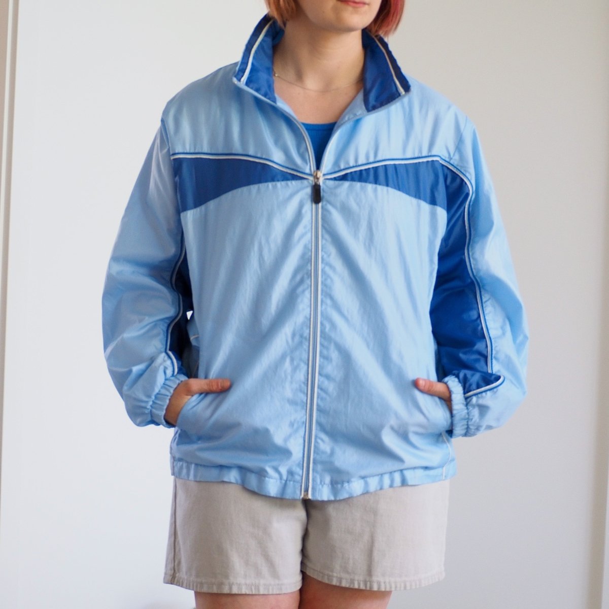 Vintage 1990s Wilson Tennis Full Zip Windbreaker Clothes - Afterthought Vintage