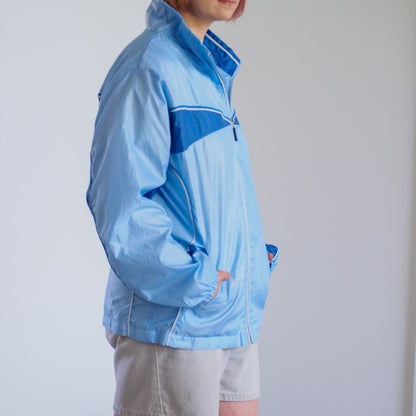 Vintage 1990s Wilson Tennis Full Zip Windbreaker Clothes - Afterthought Vintage