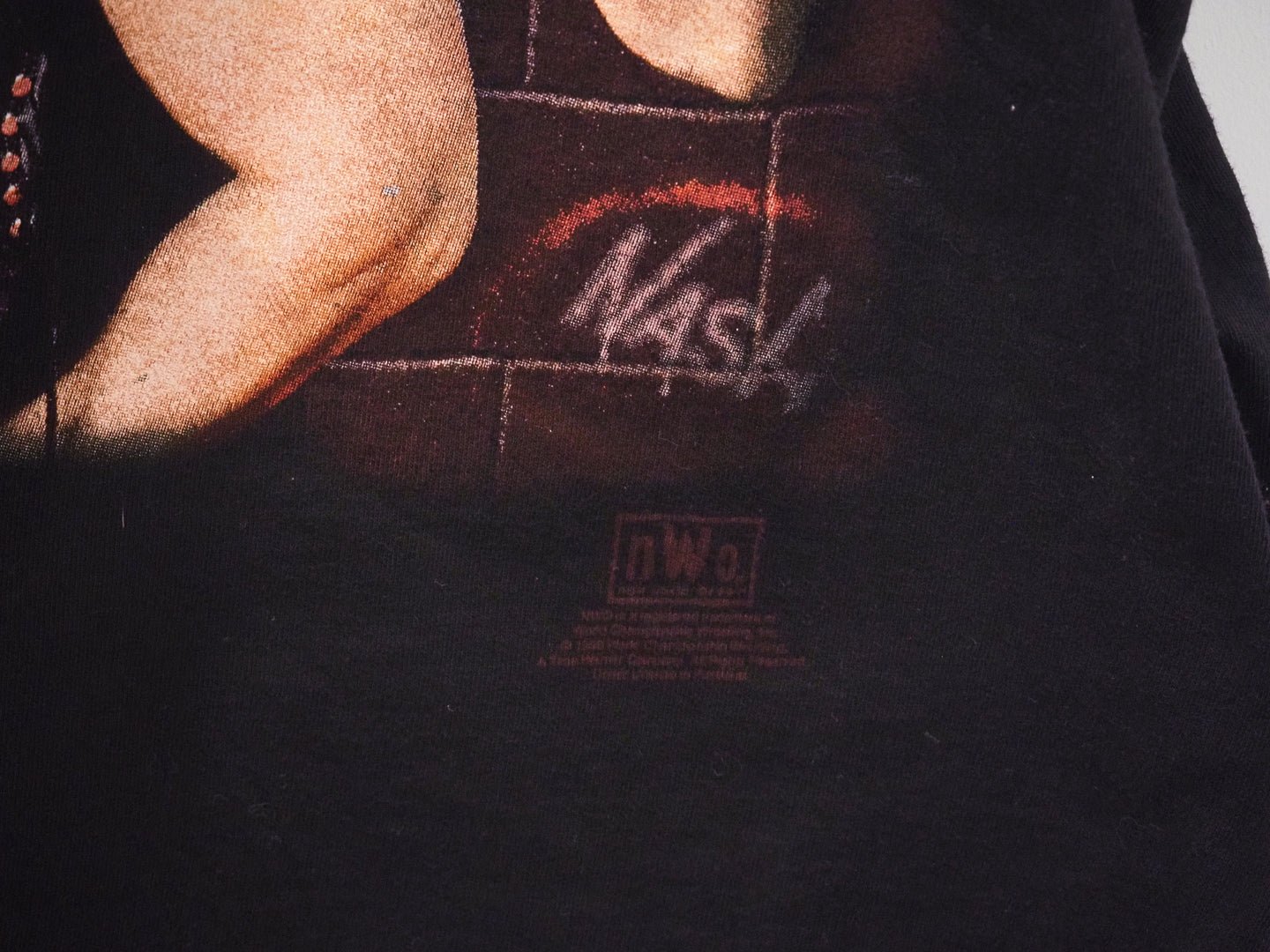 Vintage 1998 NWO The Outsiders T-Shirt – Scott Hall & Kevin Nash “The Pac” WCW Youth XL Clothes - WCW - Afterthought Vintage