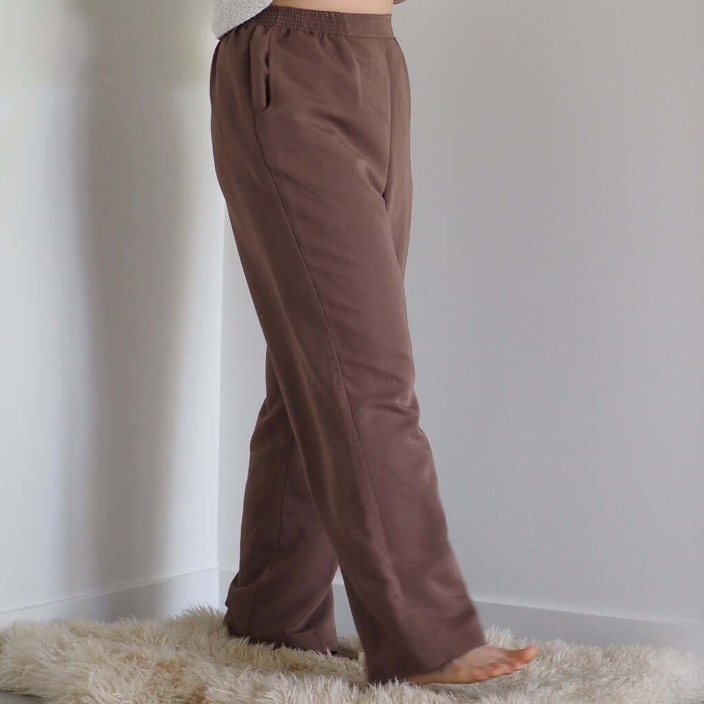 Vintage Alfred Dunner Loose Fitting Trousers with Elastic Waistband Clothes - Afterthought Vintage