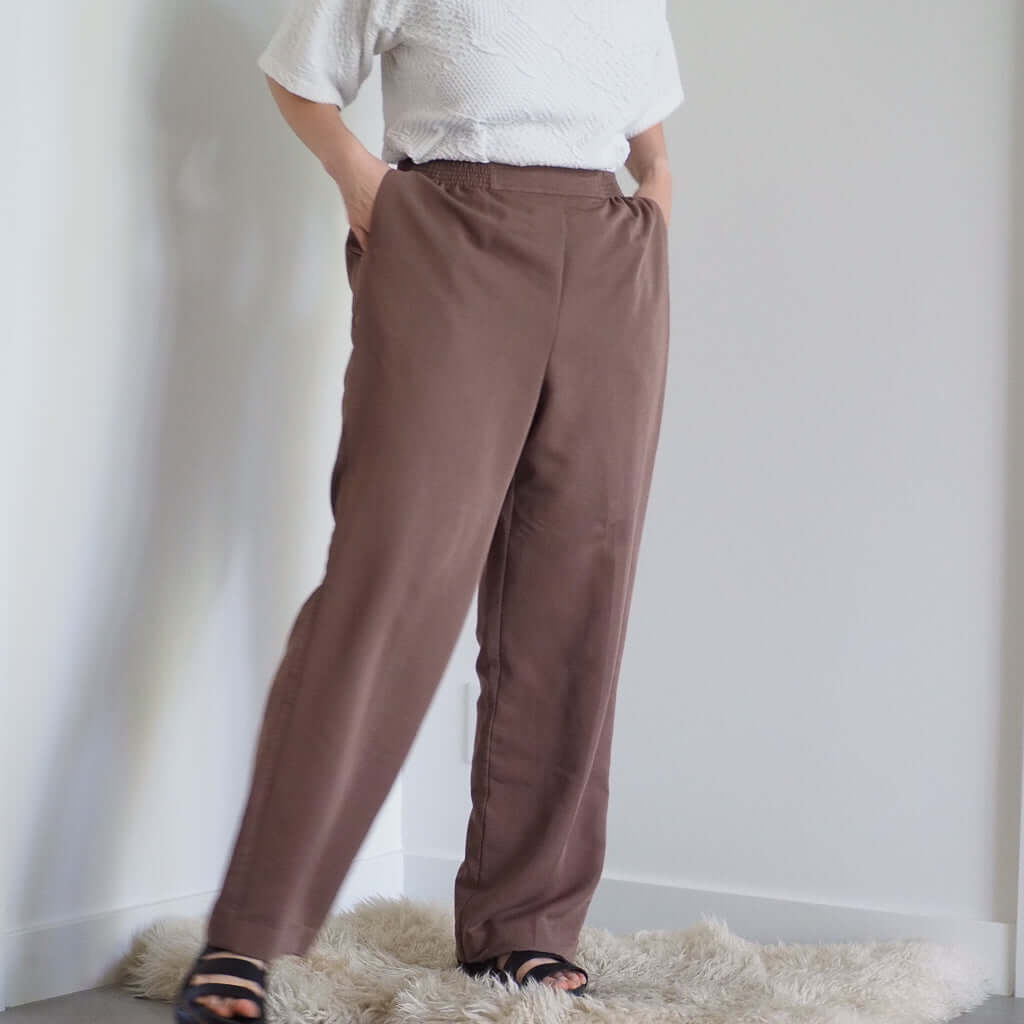 Vintage Alfred Dunner Loose Fitting Trousers with Elastic Waistband Clothes - Afterthought Vintage