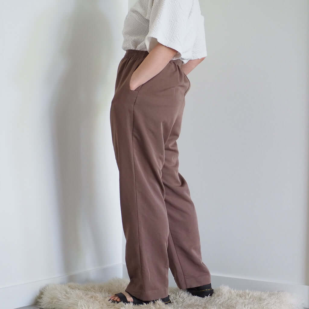 Vintage Alfred Dunner Loose Fitting Trousers with Elastic Waistband Clothes - Afterthought Vintage