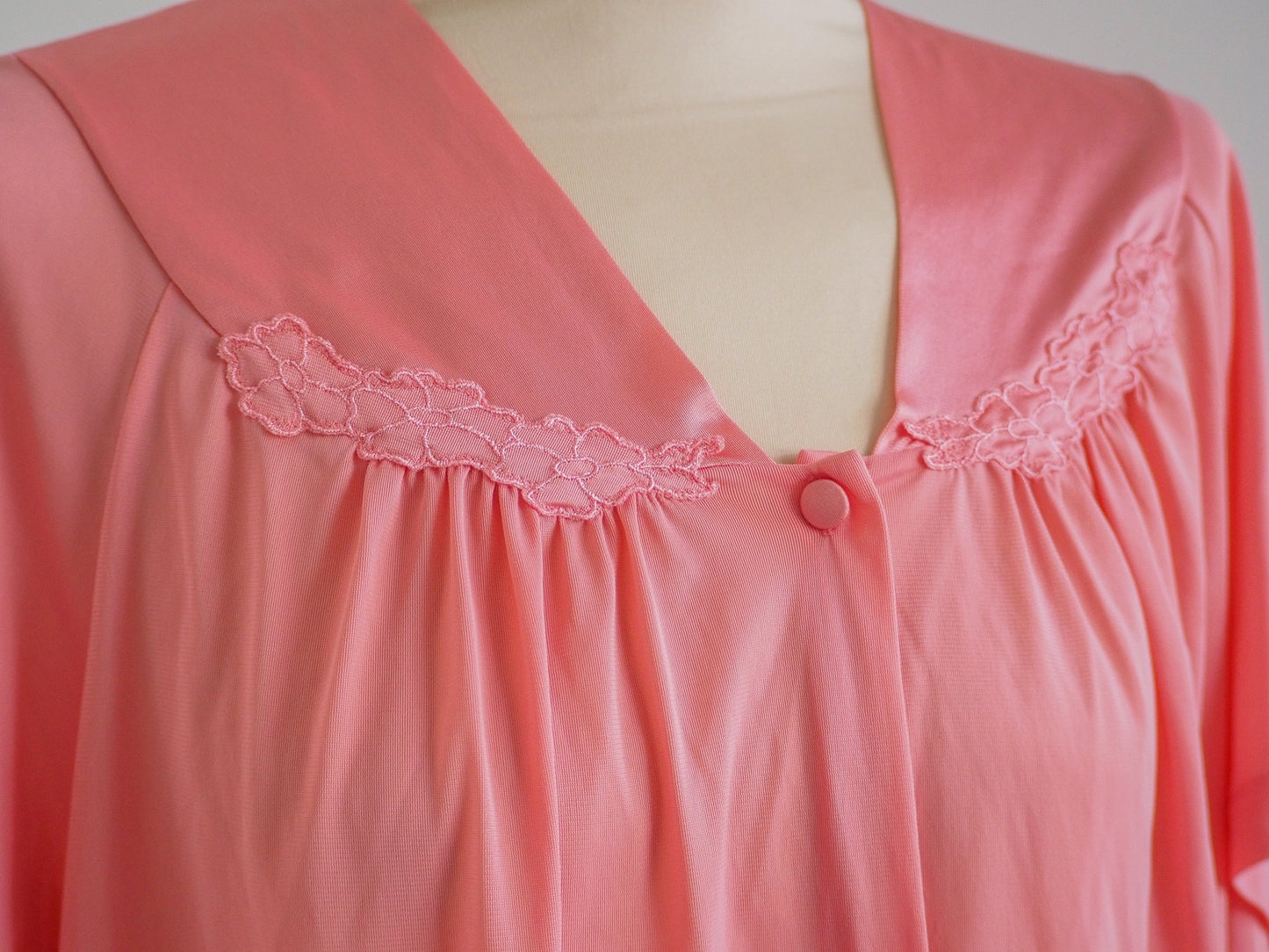 Vintage Pink Vanity Fair Babydoll Sleep Shirt Clothes - Afterthought Vintage