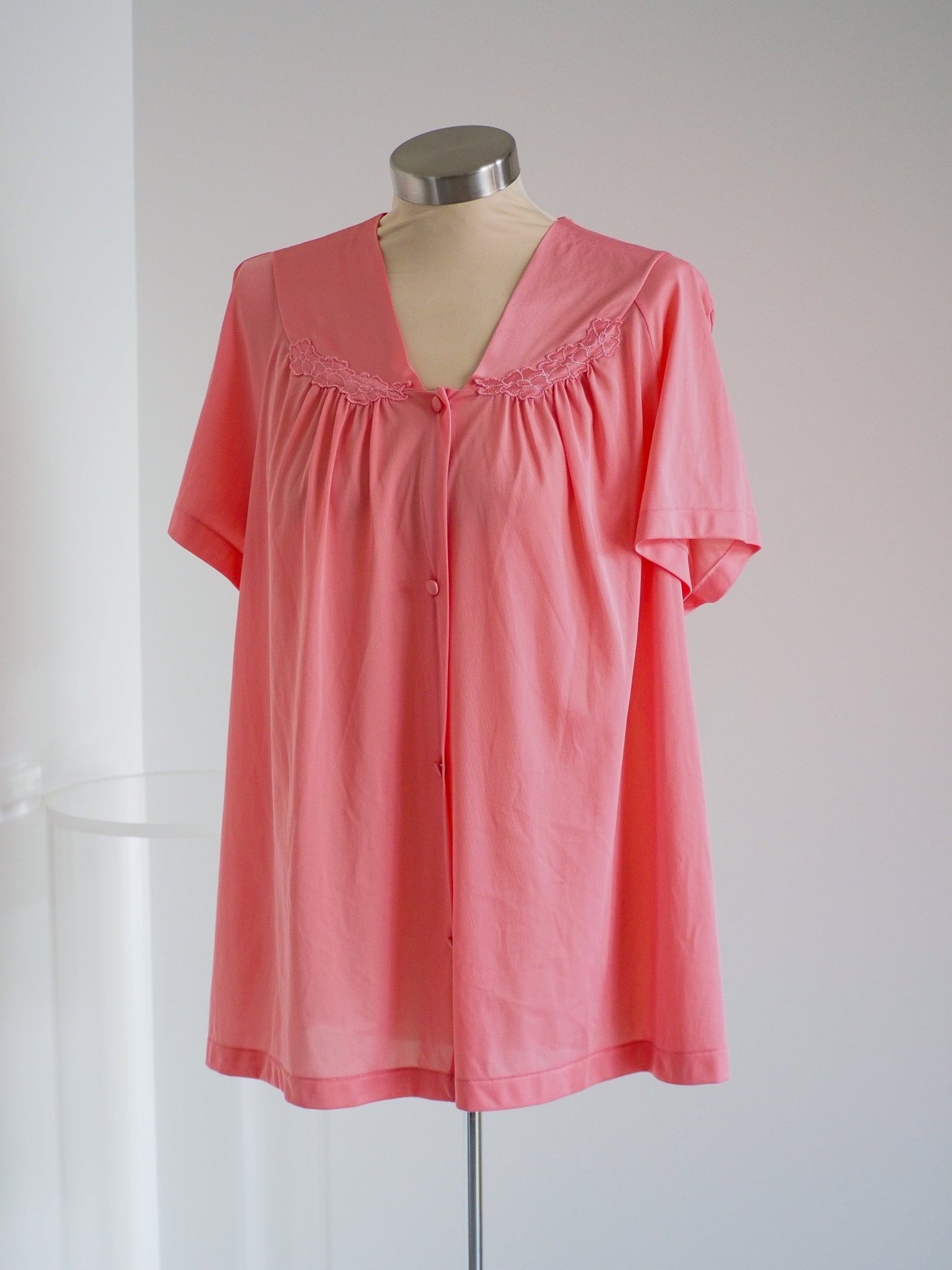 Vintage Pink Vanity Fair Babydoll Sleep Shirt Clothes - Afterthought Vintage