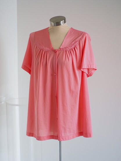 Vintage Pink Vanity Fair Babydoll Sleep Shirt Clothes - Afterthought Vintage