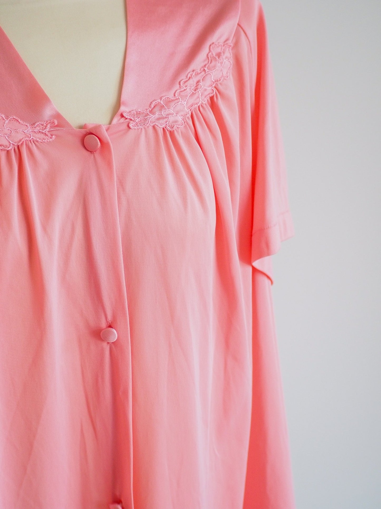 Vintage Pink Vanity Fair Babydoll Sleep Shirt Clothes - Afterthought Vintage