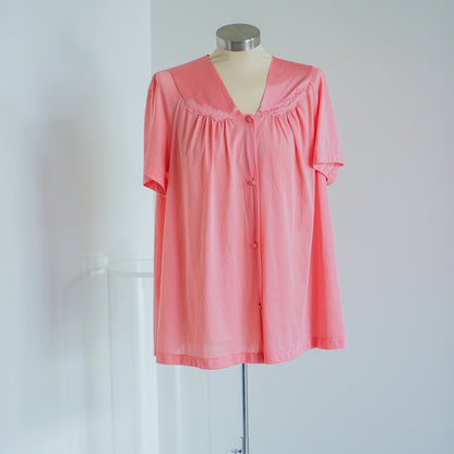 Vintage Pink Vanity Fair Babydoll Sleep Shirt Clothes - Afterthought Vintage