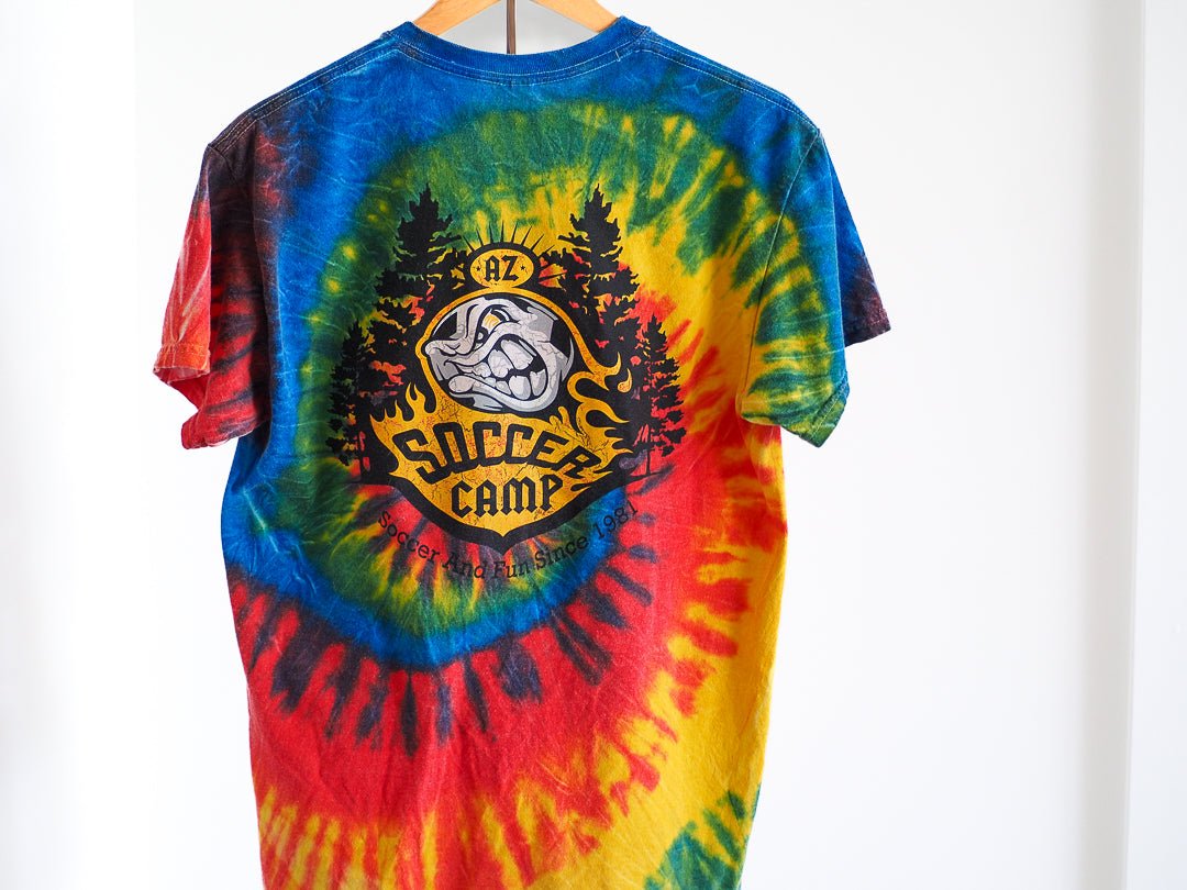 Y2K AZ Soccer Camp Tie Dye T-Shirt Clothes - Afterthought Vintage