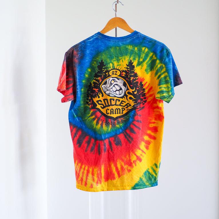 Y2K AZ Soccer Camp Tie Dye T-Shirt Clothes - Afterthought Vintage