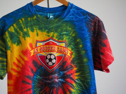 Y2K AZ Soccer Camp Tie Dye T-Shirt Clothes - Afterthought Vintage