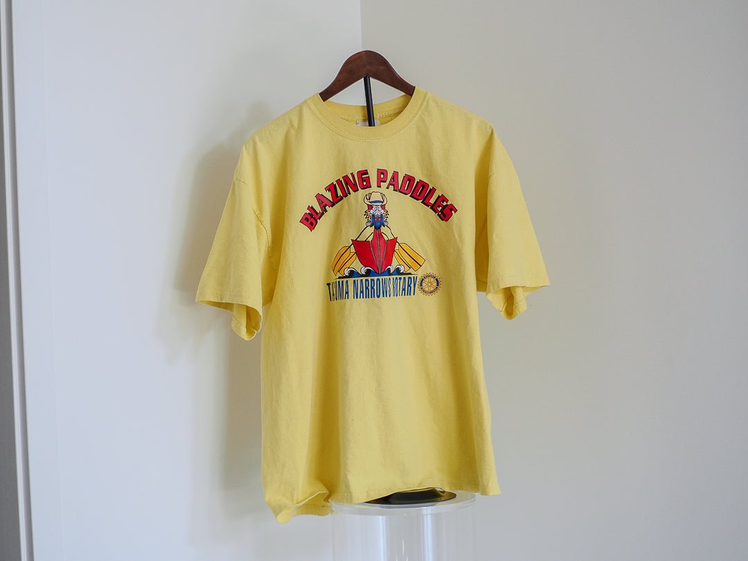 Y2K Blazing Paddles Tacoma Rowing T-Shirt Clothes - Afterthought Vintage