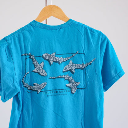 Y2K Catalina Island Marine Institute Leopard Sharks T-Shirt Clothes - Afterthought Vintage