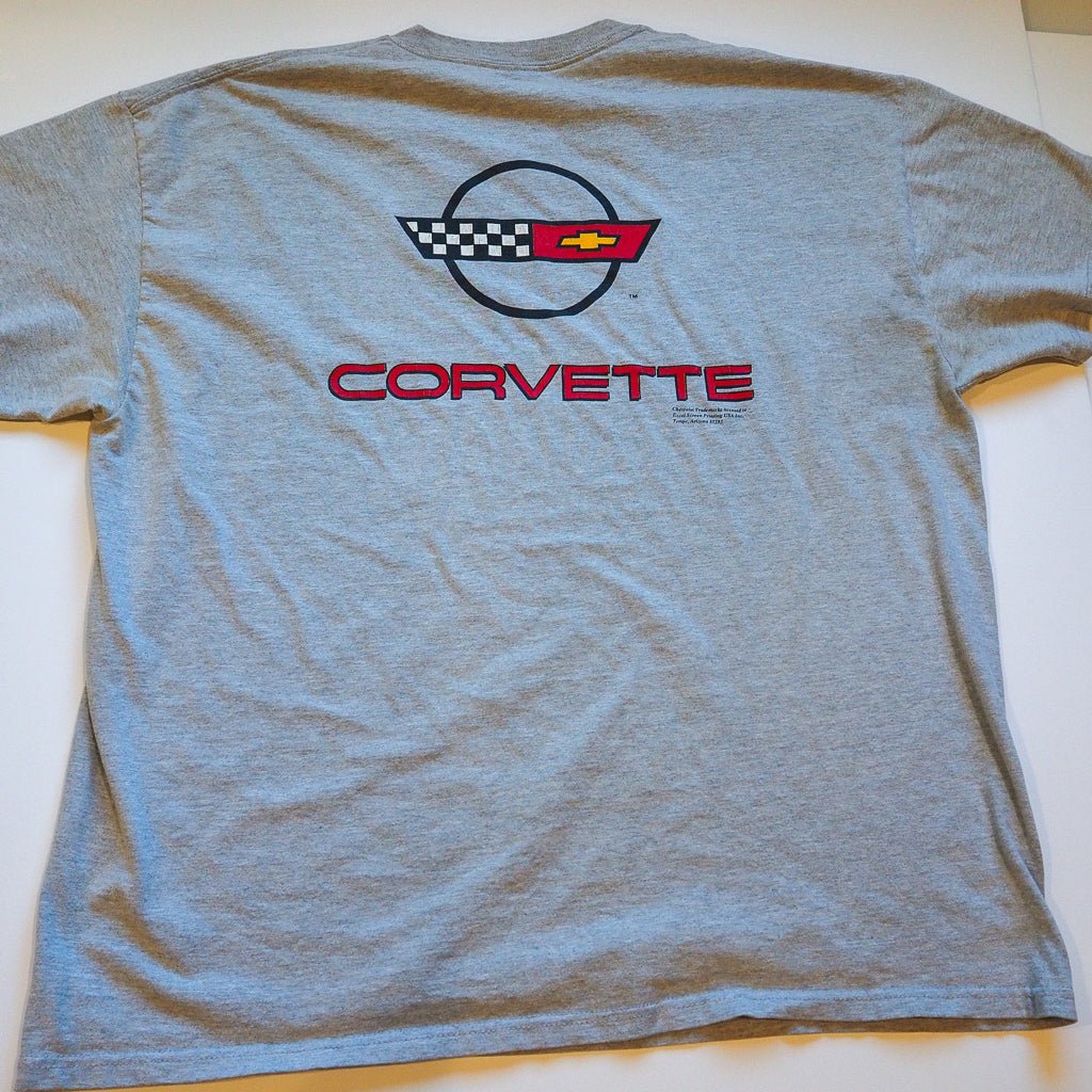 Y2K Corvette Logo Tee - 2XL Clothes - Afterthought Vintage