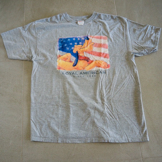 Y2K Disney Pluto Loyal American Tee Clothes - Afterthought Vintage