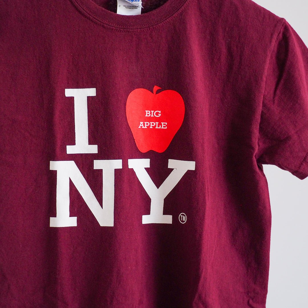 Y2K I <3 New York Big Apple T-Shirt Clothes - Afterthought Vintage