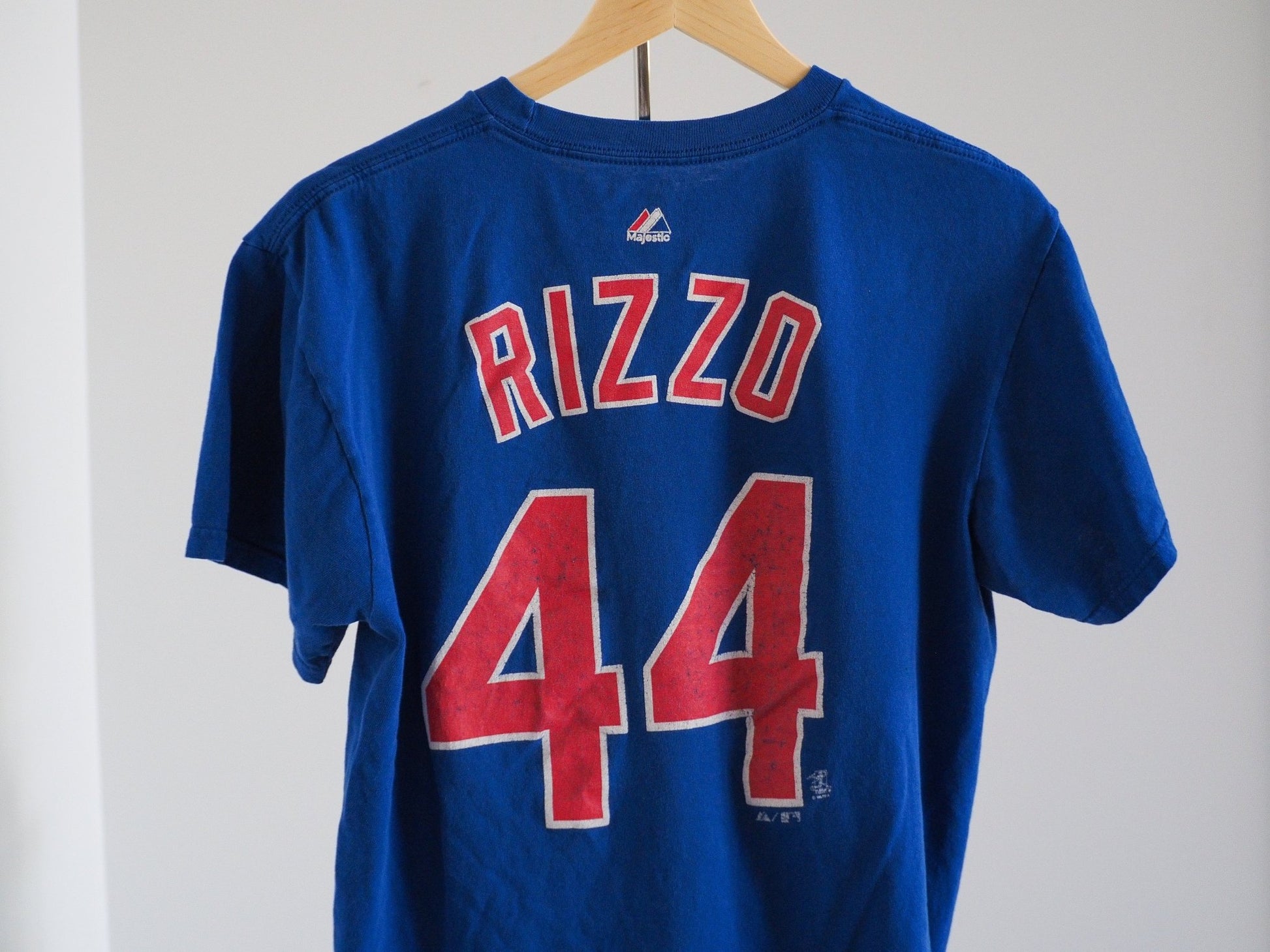 Y2K Majestic Chicago Cubs #44 Rizzo T-Shirt Clothes - Majestic - Afterthought Vintage