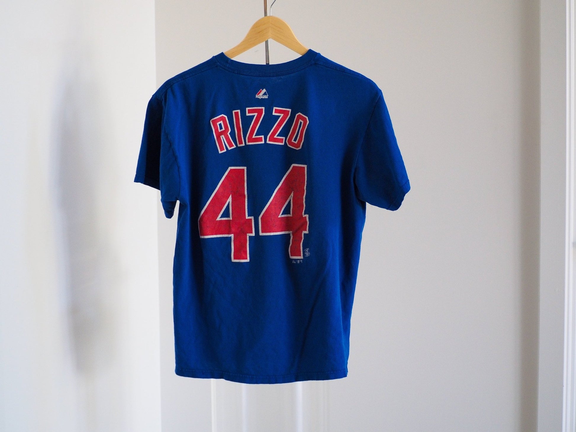 Y2K Majestic Chicago Cubs #44 Rizzo T-Shirt Clothes - Majestic - Afterthought Vintage