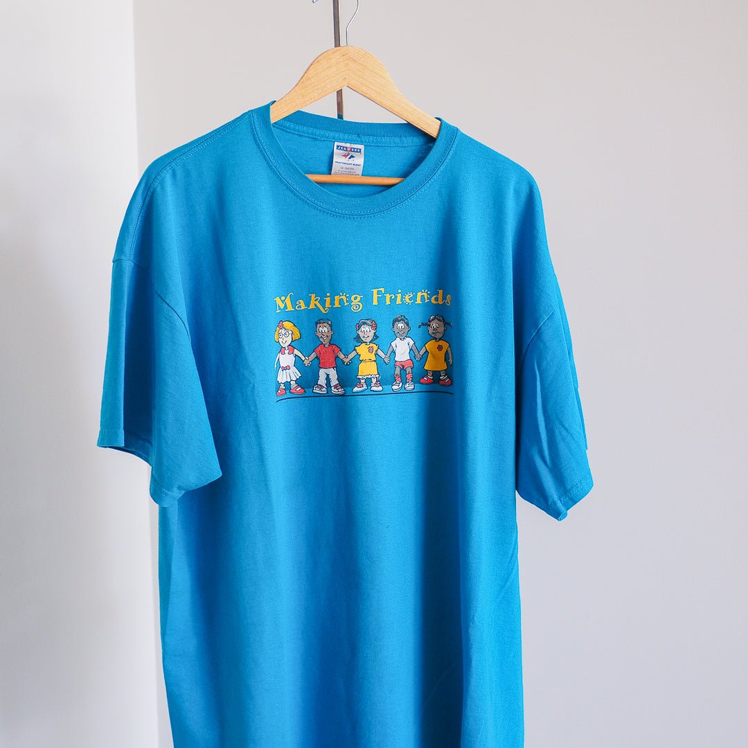 Y2K Making Friends Summer Camp T-Shirt Clothes - Jerzees - Afterthought Vintage