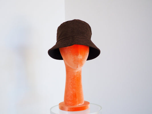 Y2K Marcus Adler Corduroy Bucket Hat Accessories - Marcus Adler - Afterthought Vintage