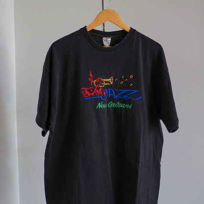 Y2K New Orleans Jazz Graphic Tourist T-Shirt Clothes - Unknown - Afterthought Vintage