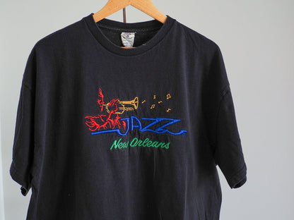 Y2K New Orleans Jazz Graphic Tourist T-Shirt Clothes - Unknown - Afterthought Vintage