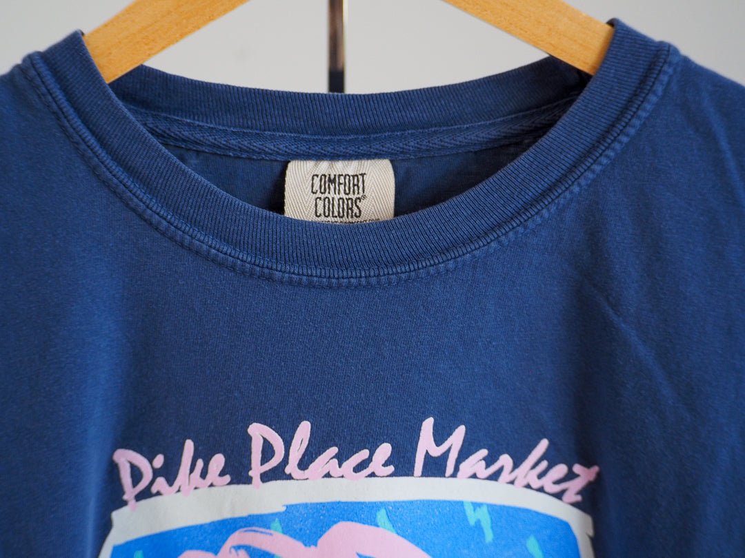 Y2K Pike Place Market Seattle, WA T-Shirt Clothes - Comfort Colors - Afterthought Vintage