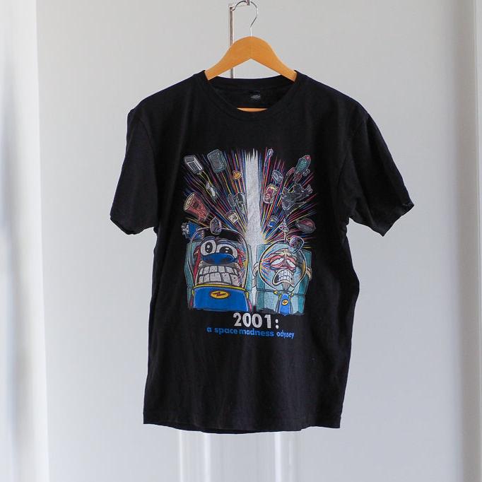 Y2K Ren & Stimpy 2001: A Space Madness Odyssey T-Shirt Clothes - Tultex - Afterthought Vintage