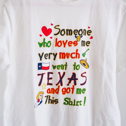 Y2K Someone In Texas Loves Me T-Shirt Clothes - Delta Pro Weight - Afterthought Vintage