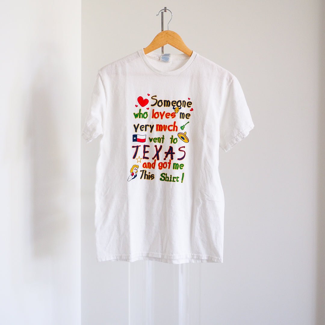 Y2K Someone In Texas Loves Me T-Shirt Clothes - Delta Pro Weight - Afterthought Vintage