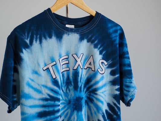 Y2K Texas Tie - Dye T-Shirt Clothes - Gildan Heavy Cotton - Afterthought Vintage