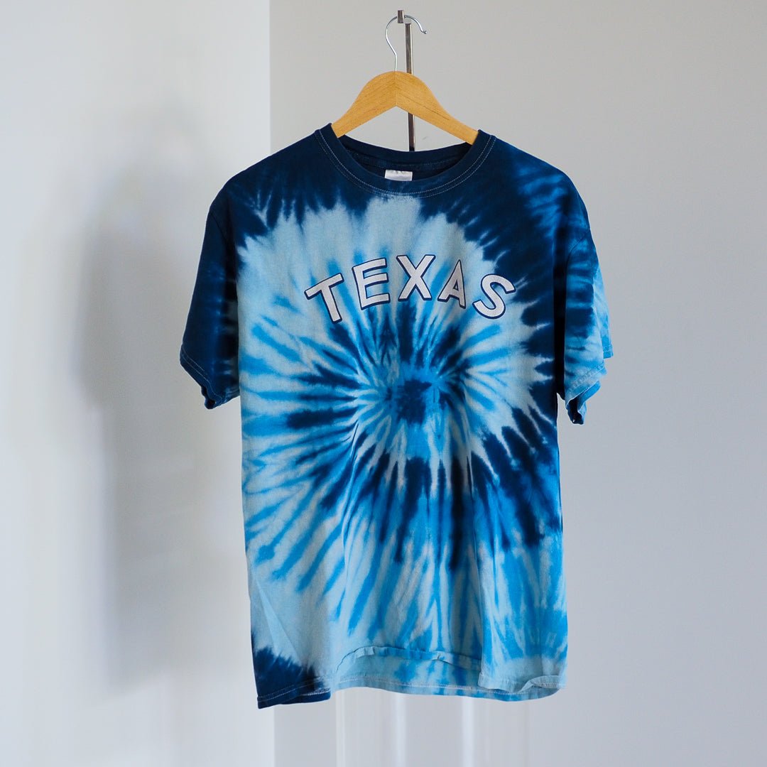 Y2K Texas Tie - Dye T-Shirt Clothes - Gildan Heavy Cotton - Afterthought Vintage