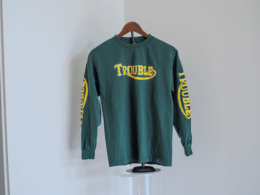 Y2K Trouble Logo Long Sleeve T-Shirt - Afterthought Vintage - Afterthought Vintage