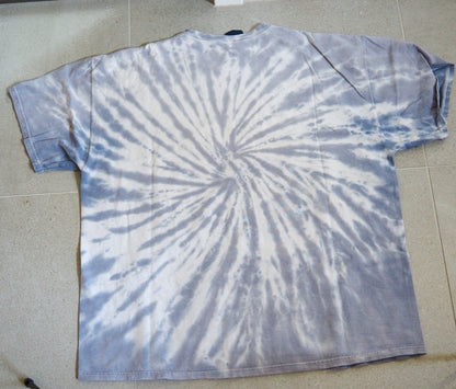 Y2K University of Michigan Tie Dye Tee Clothes - Blue84 - Afterthought Vintage