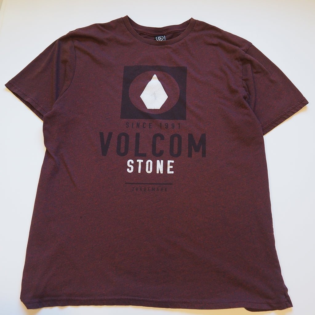 Y2K Volcom Stone Square Tee - L Clothes - Volcom - Afterthought Vintage